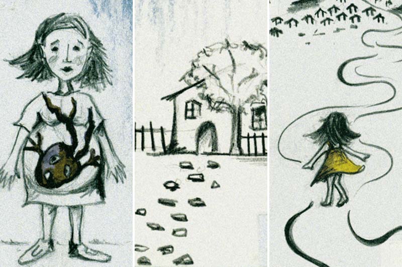 Ilustraciones 'La niña del árbol'