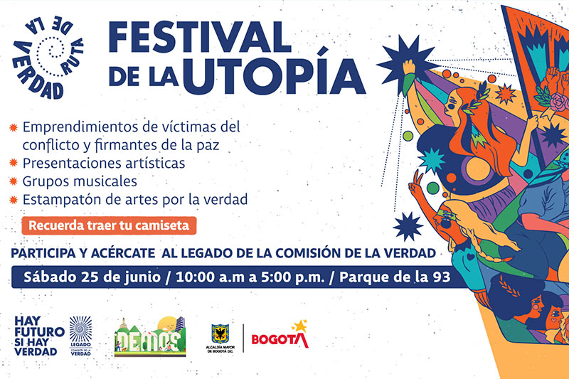 Invitación Festival Utopía Bogotá
