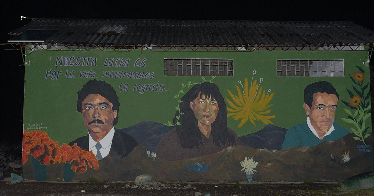 Mural 6, vereda Santa Rosa, localidad 20 de Bogotá
