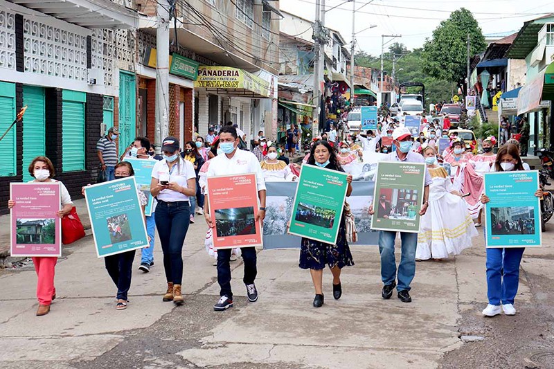 Campesinos de Cundinamarca recibieron a &lsquo;La verdad tiene rostro rural&rsquo; 