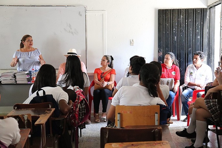Este fue uno de los espacios pedagógicos que se desarrollaron en el municipio de Chaparral, Tolima. 