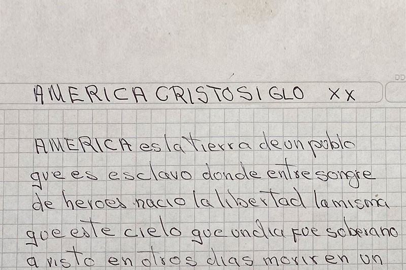 Am&eacute;rica Cristo Siglo XX
