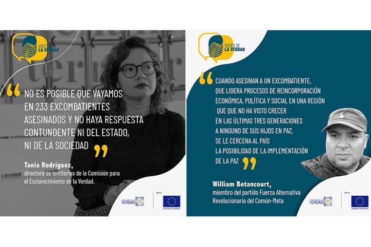 &ldquo;No es posible que vayamos en 233 excombatientes asesinados y no haya respuesta contundente del Estado o de la sociedad&rdquo;
