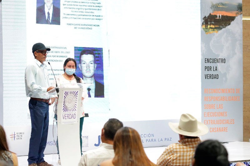 &ldquo;Colombia merece pasar la p&aacute;gina&rdquo;: v&iacute;ctimas de ejecuciones extrajudiciales en Casanare