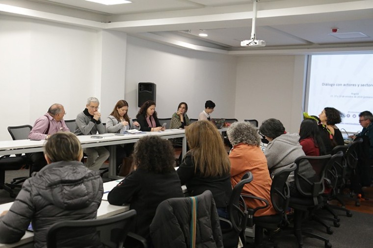 La Comisi&oacute;n invit&oacute; a distintos sectores sociales a retroalimentar los avances y retos de su proceso