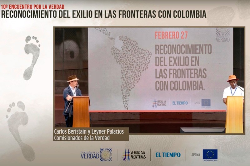 &ldquo;Ustedes son sangre y coraz&oacute;n nuestros. Son Colombia en el exilio&rdquo;