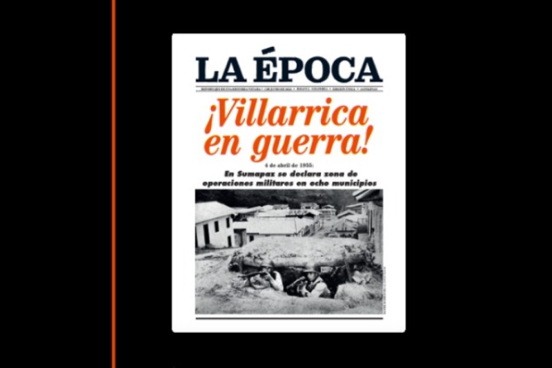 Exposición del periódico mural ‘La Época’ llega a Bosque de Galilea en Villarrica, Tolima