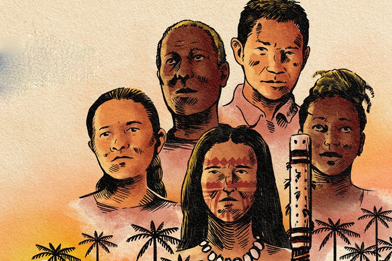 Encuentro por la Verdad de la gente de la selva el r&iacute;o Vaup&eacute;s y las cachiveras de Mit&uacute;