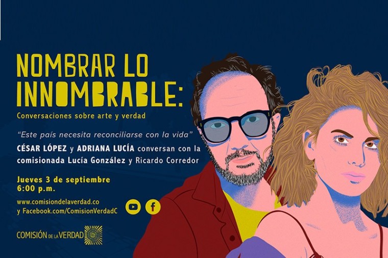 Adriana Luc&iacute;a y C&eacute;sar L&oacute;pez: dos cantantes de la paz y la vida en &lsquo;Nombrar lo innombrable&rsquo;