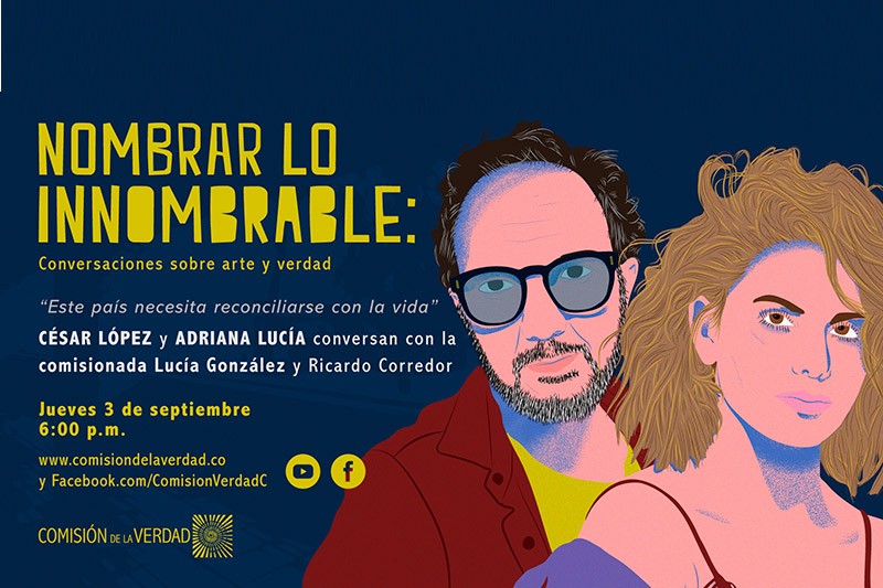 Adriana Luc&iacute;a y C&eacute;sar L&oacute;pez: dos cantantes de la paz y la vida en &lsquo;Nombrar lo innombrable&rsquo;