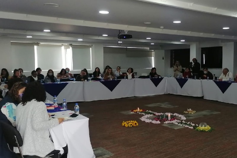 &Uacute;ltimo encuentro entre la Comisi&oacute;n y mujeres de la Mesa de Asistencia T&eacute;cnica del Grupo de Trabajo de G&eacute;nero 