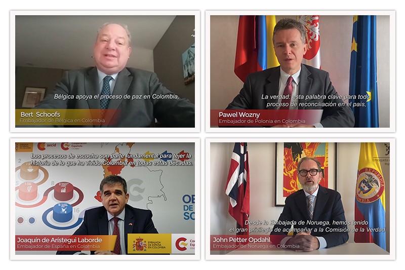 Comunidad internacional acoge el Informe Final de la Comisión de la Verdad