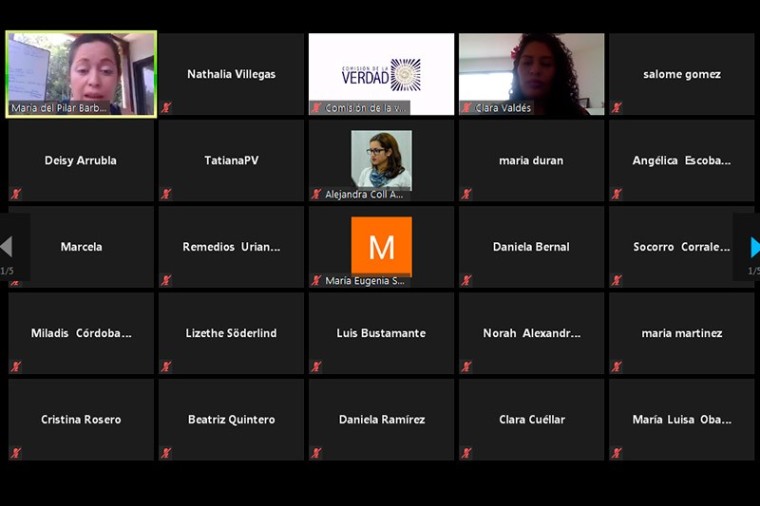 Mujeres y personas LGBTI dialogan con la Comisi&oacute;n sobre los avances en contexto de COVID-19