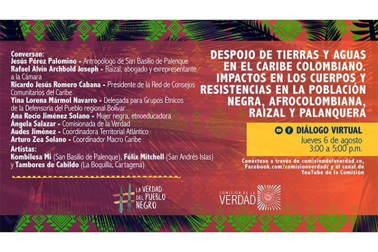 El despojo de tierras y aguas al pueblo negro, afrocolombiano, palenquero y raizal del Caribe