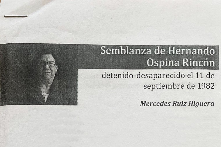 &ldquo;No lograron paralizarnos frente al terror que ocasiona esta pr&aacute;ctica de la desaparici&oacute;n forzada&rdquo;