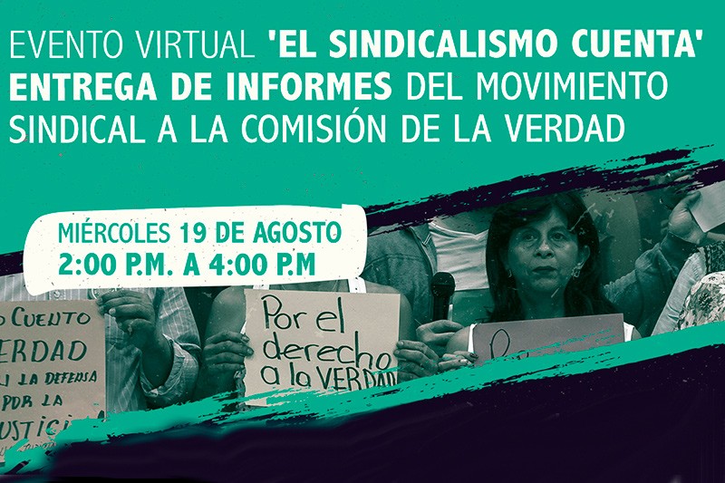 La Comisi&oacute;n de la Verdad recibir&aacute; informes del sindicalismo colombiano