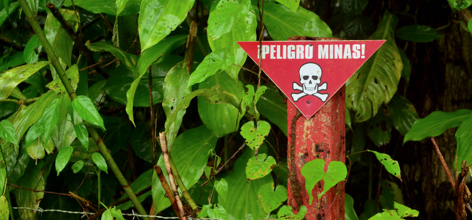 El resguardo de Agua Negra y sus alrededores está sembrados de minas antipersona. Sus habitantes exigen poder transitar libremente.
