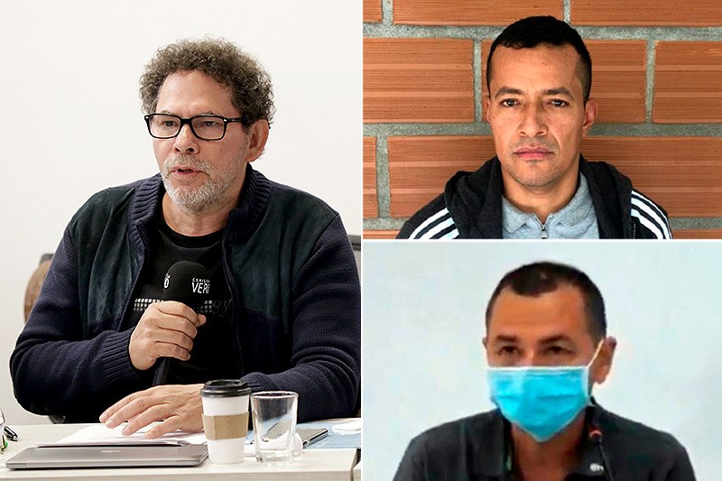 Pastor Alape, Carlos Moreno Tuberquia y Jhoverman S&aacute;nchez inician su contribuci&oacute;n a la verdad y reconocimiento de responsabilidades