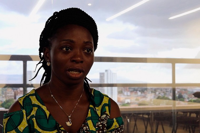 Amandine Gbadé, vicepresidenta de la Red de Acción, Justicia y Paz de Costa de Marfil.