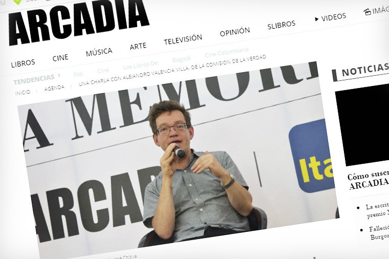 Una charla con Alejandro Valencia Villa, de la Comisión de la Verdad
