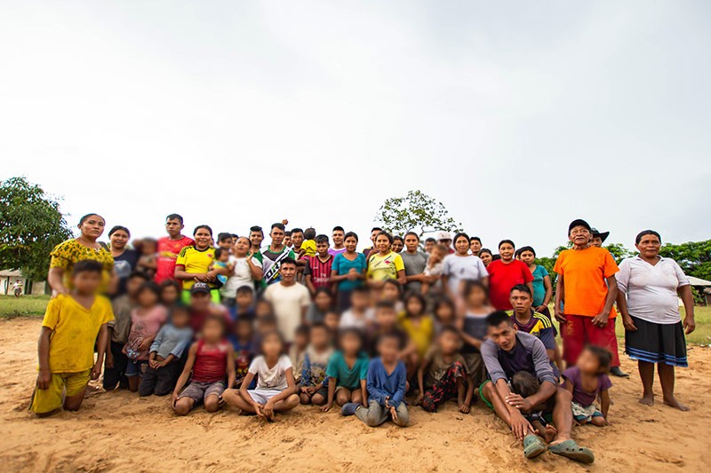 &Uacute;nicos integrantes del pueblo ind&iacute;gena tsiripus