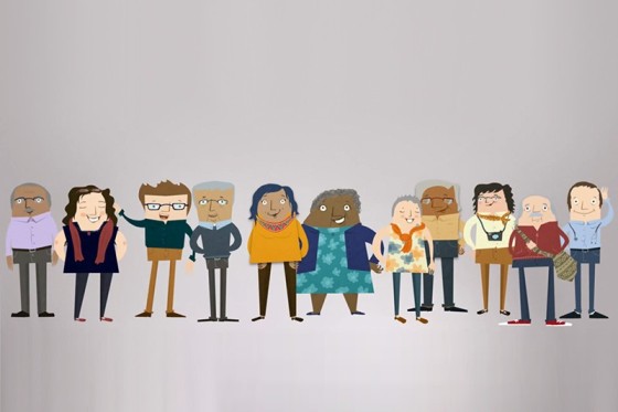 Alfredo Molano Bravo en caricatura