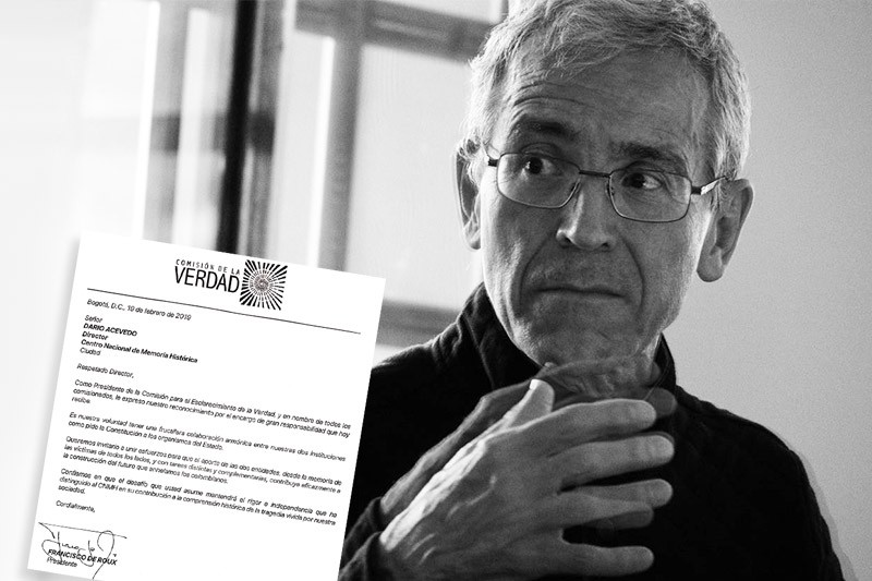 Carta a Dar&iacute;o Acevedo, nuevo director del Centro Nacional de Memoria Hist&oacute;rica
