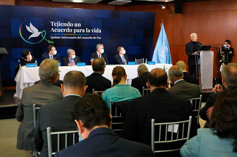 &ldquo;Los cinco a&ntilde;os que conmemoramos relanzar&aacute;n con nueva fuerza la esperanza y la pasi&oacute;n por la paz de Colombia&rdquo;