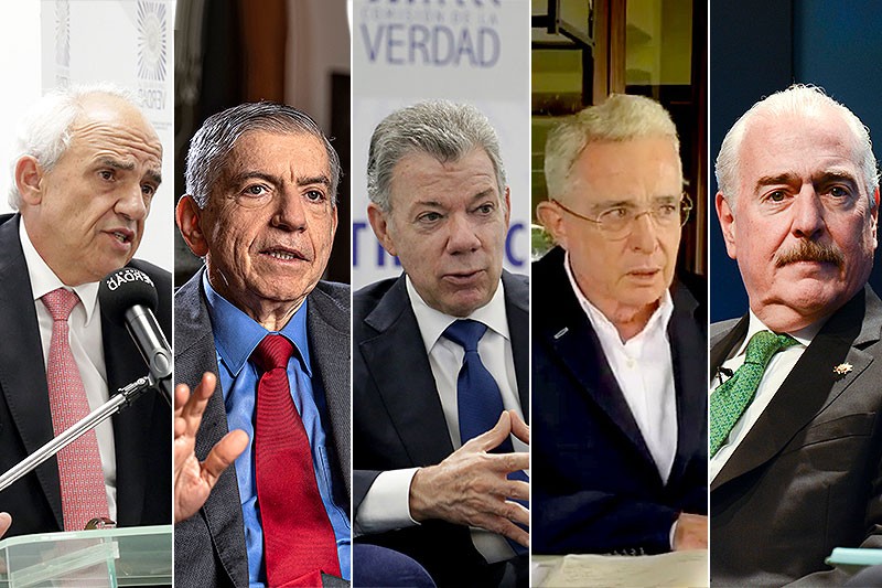 Cinco expresidentes, cinco visiones sobre hechos del conflicto armado ante la Comisión de la Verdad
