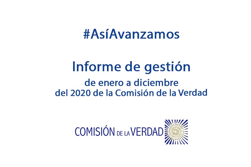 Informe de gesti&oacute;n de enero a diciembre de 2020