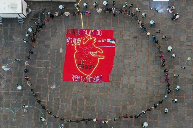 As&iacute; naci&oacute; un nuevo latido por la verdad en la Plaza de Bol&iacute;var de Bogot&aacute;