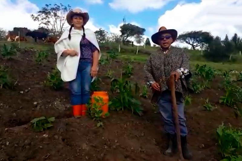 &ldquo;Ponemos la esperanza en ustedes, las y los j&oacute;venes campesinos de Colombia&rdquo;