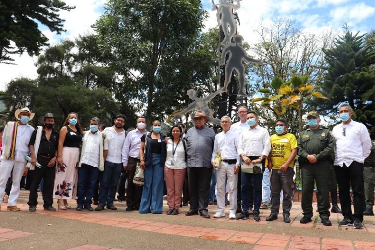 La Comisi&oacute;n de la Verdad inaugur&oacute; el monumento &lsquo;Legado a la convivencia y no repetici&oacute;n del conflicto armado&rsquo;