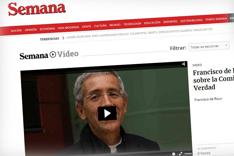“Nosotros no podemos juzgar a nadie, nosotros no somos jueces de nadie”: Francisco de Roux.