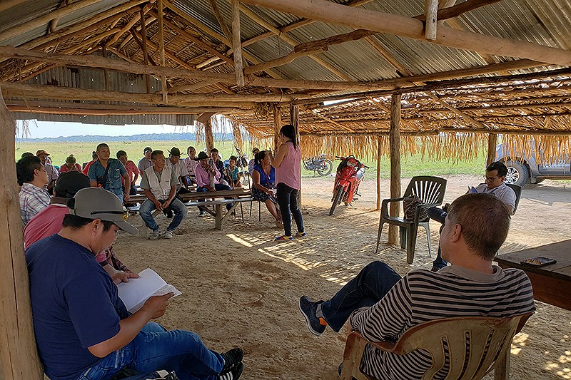 En la primera salida de campo a Vichada, la Comisión estuvo en el municipio de Cumaribo. La entidad se reunió con organizaciones campesinas y visitó dos resguardos indígenas.